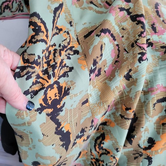 Sundance Silk jacquard Dress Sleeveless A line dress size 10 - Picture 4 of 7